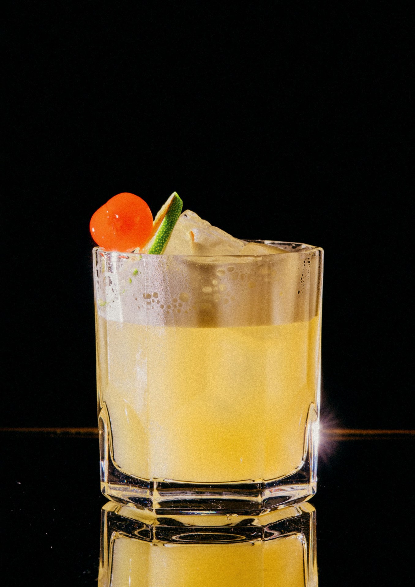 Recipe: 5cl Plymouth Gin 3cl Russian Standard Vodka 2cl Lillet Blanc Lemon Twist "More is More"