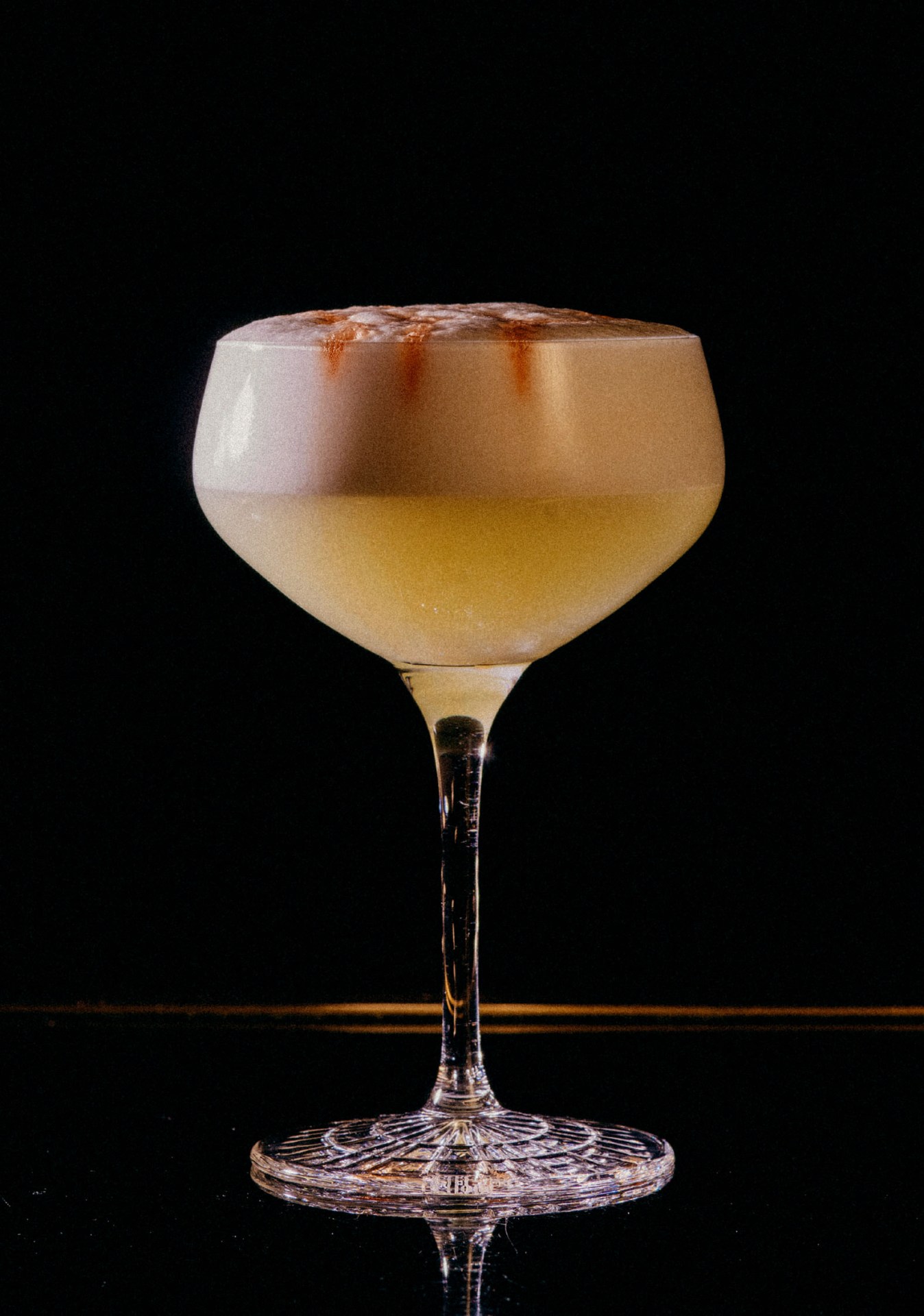 Recipe: 5cl Pisco 3cl Lime Juice 2cl Sugar Syrup Egg White