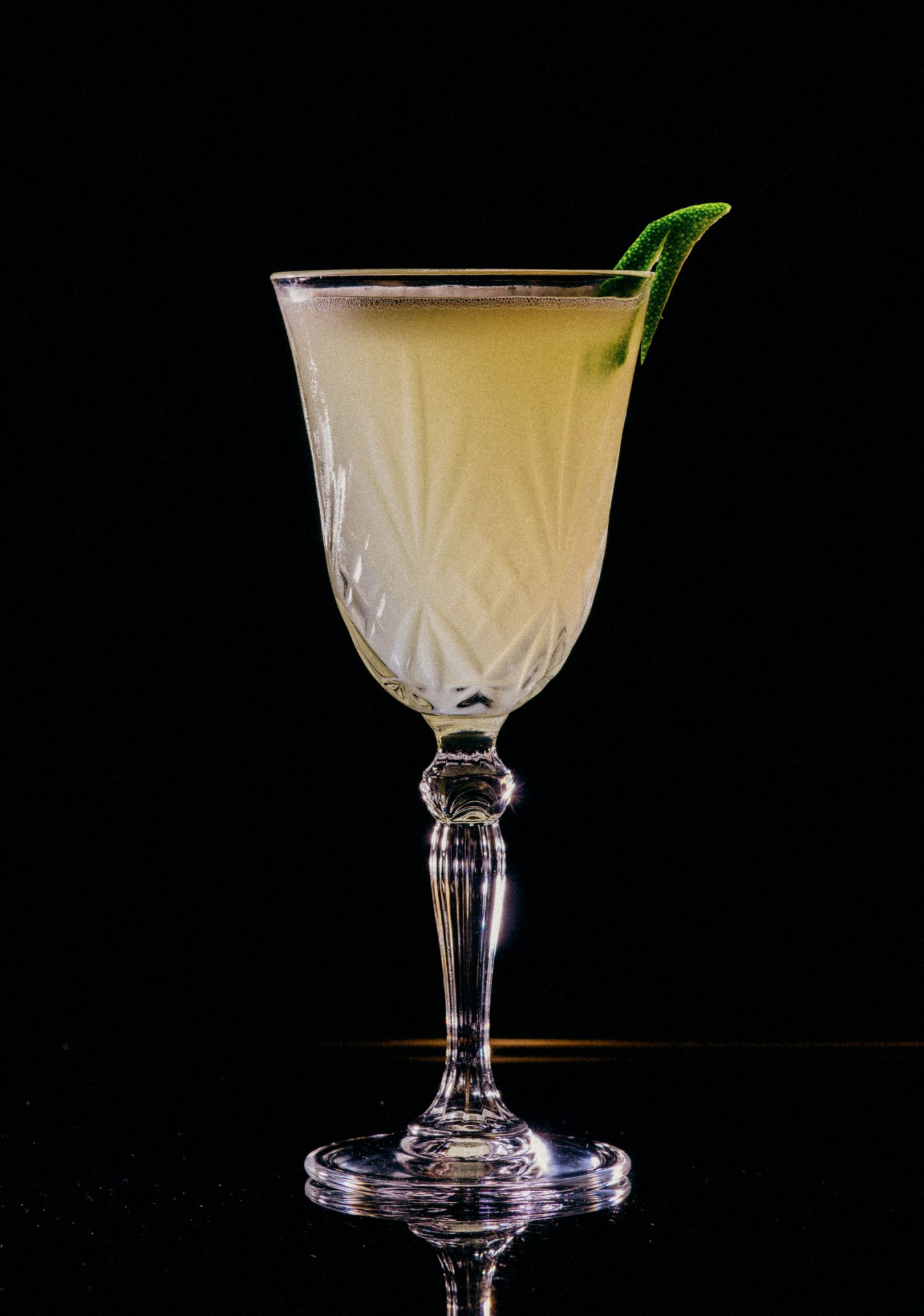 Recipe: 2cl Plymouth Gin 2cl Chatreuse 2cl Luxardo Maraschino 2cl Lime Juice
