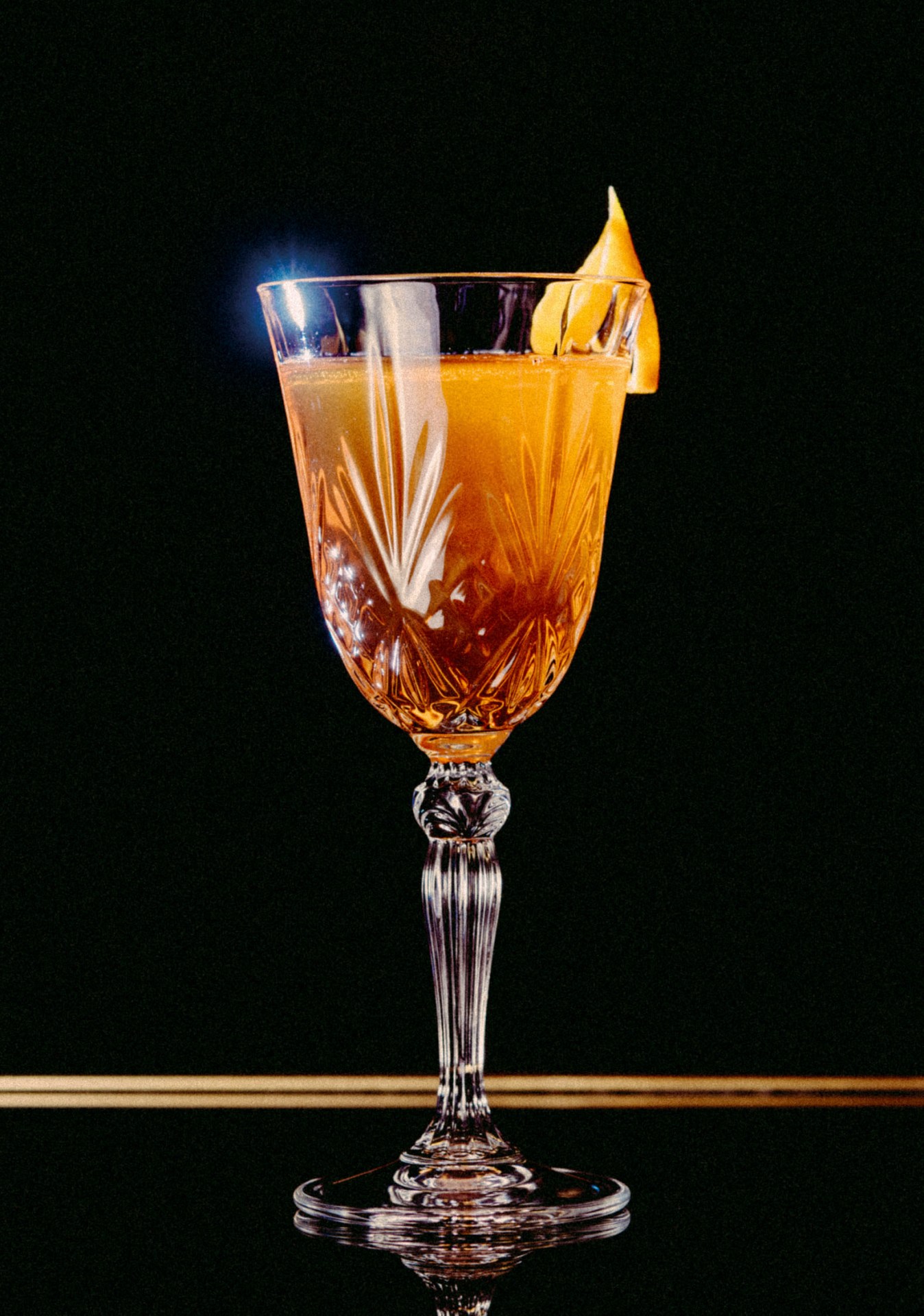 Recipe: 3cl Rittenhouse Rye 3cl Martell V.S.O.P 7 Dashes Peychaud’s Bitters 1 Barspoon Cane Sugar 4 Absinthe Sprayers