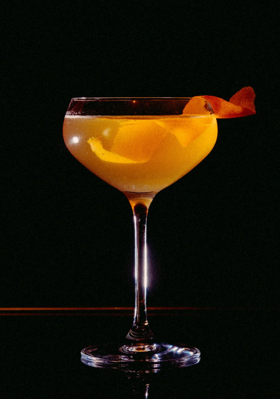 Vienna Opera Ball Cocktail: 3cl Maker’s Mark 2cl Old Judge Falernum 1cl Lime Juice 2 Dashes Orange Bitters Filled with Alexandra Rosé